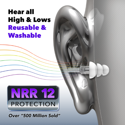 HEAROS XTREME Foam Earplugs, 33dB NRR Ear Plugs, 100 pairs, Foam Ear Plugs  Noise Reduction & Hearing Protection For Sleeping, Snoring, Working